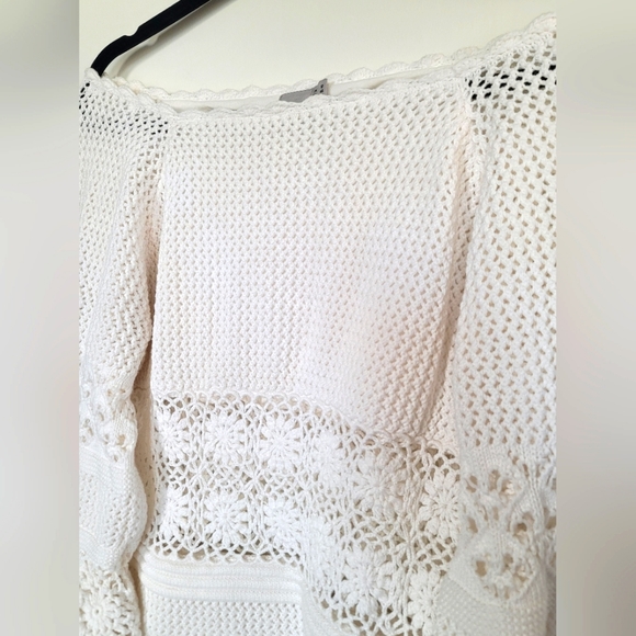 ASOS Crochet White Dress - Off Shoulder - Picture 11 of 12